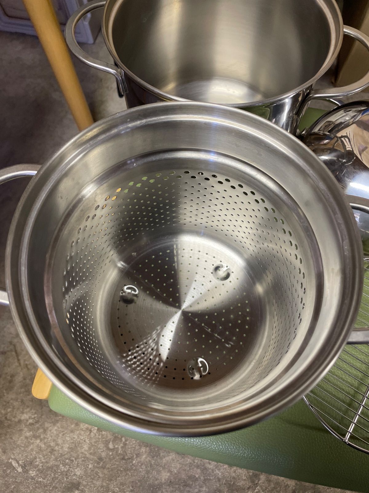  コムサデモード パスタロボ ラゴスティーナ 両手鍋 鍋 グリル