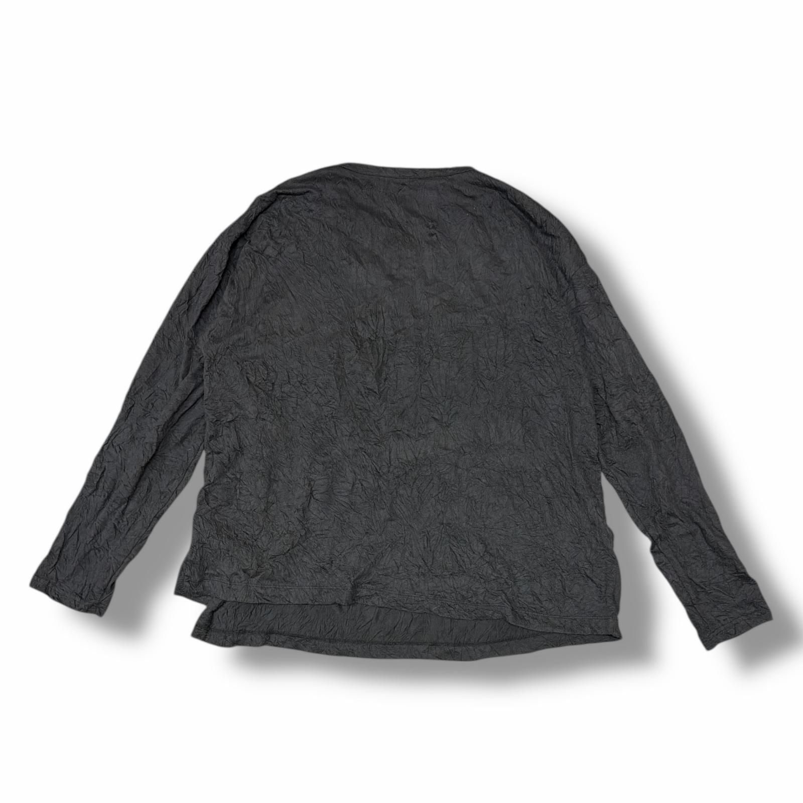 Ground Y シワ加工ポケットデザインカットソー ロンT ショップ ヨウジ