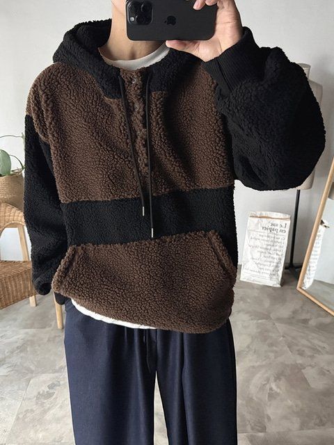 フリース クマ WHO Anorak アノラック ヘビー オーバーサイズ スウェット 長袖 Tシャツ