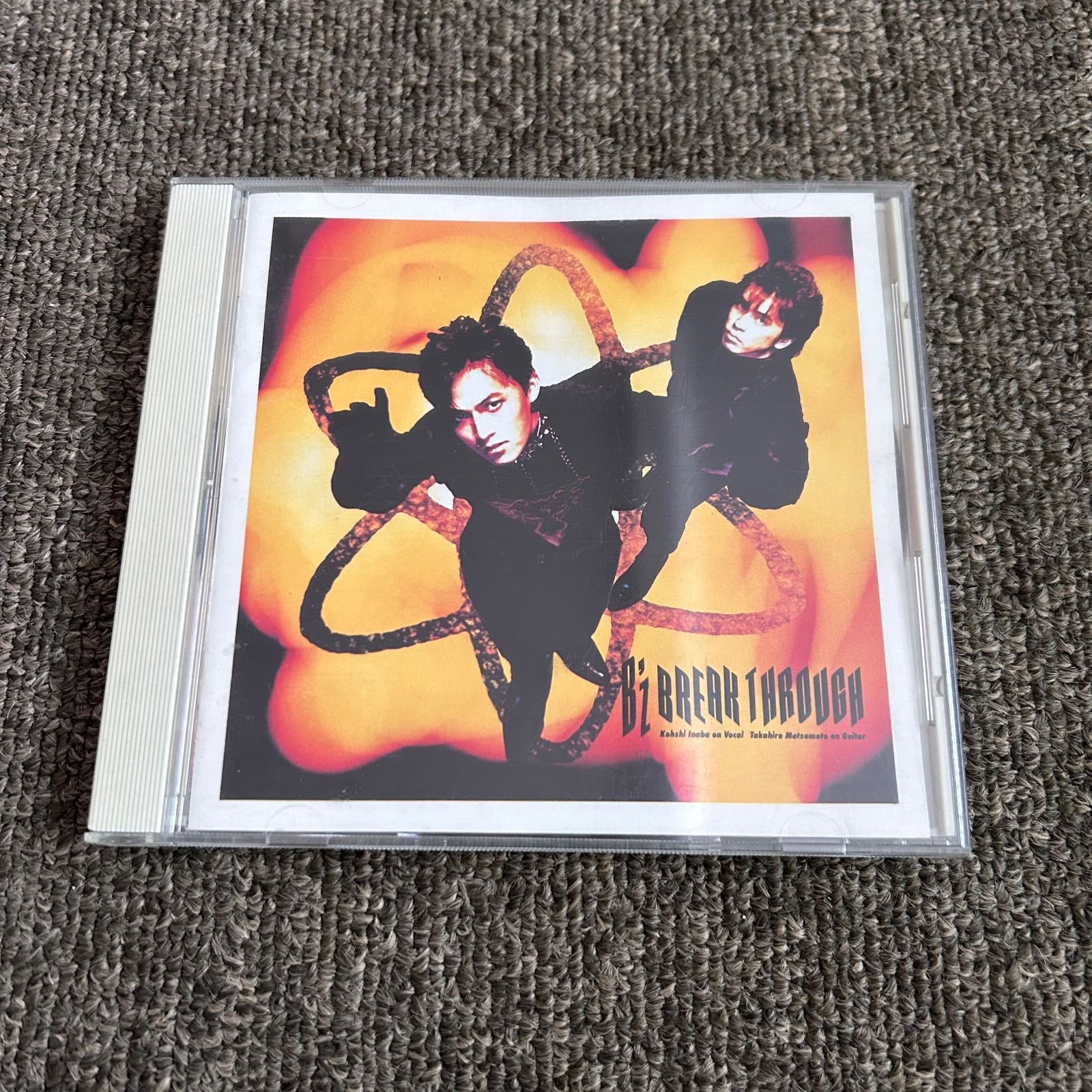 B'z CD BREAK THROUGH ブレイクスルー 稲葉浩志 松本孝弘 - メルカリ