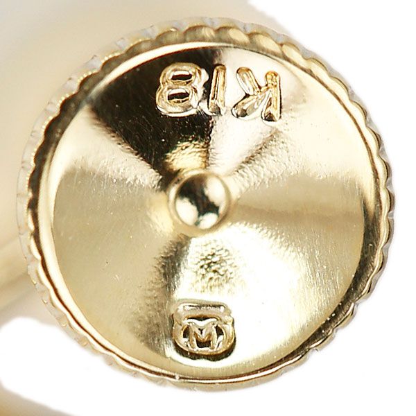 ミキモト アコヤ真珠 イヤリング ダイヤモンド K 18イエローゴールド 宝正 903807