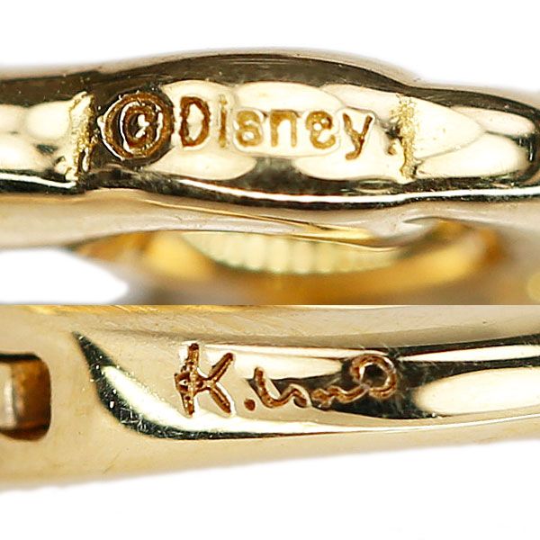 ディズニー ケイウノ K.Uno イヤリング K 18イエローゴールド Disney ミッキーマウス ミニーマウス キャラクター 揺れる 地金のみ 石なし 宝正 903808