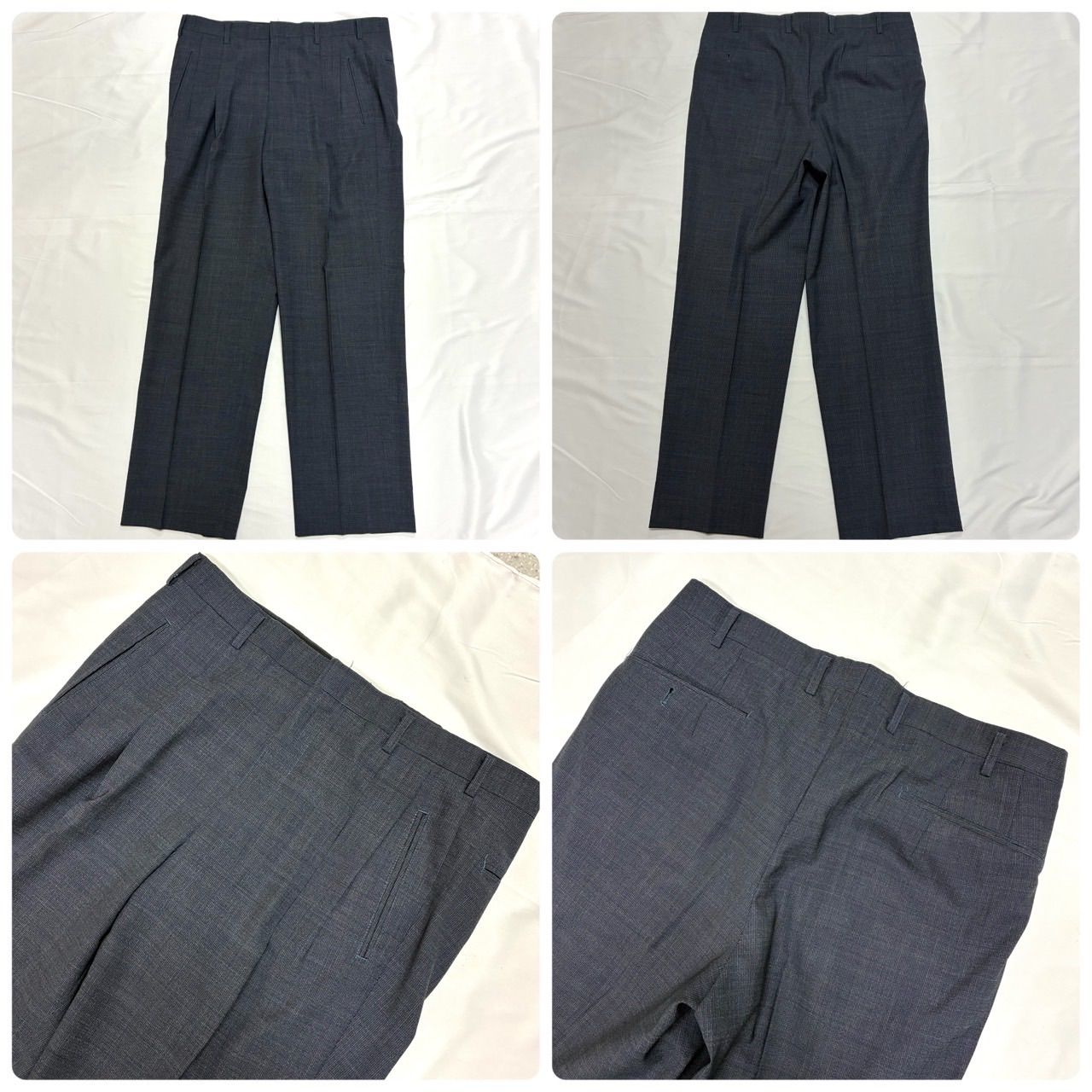 美品】ゼニア Ermenegildo Zegna スーツ セットアップ グレー XL相当