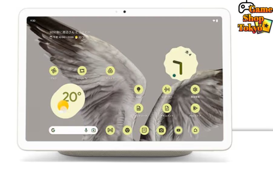 Google Pixel Tablet 充電スピーカー ホルダー付き Porcelain ポーセリン ディスプレイ 10 95インチ 2560 x 1600ピクセル Game Shop Tokyo