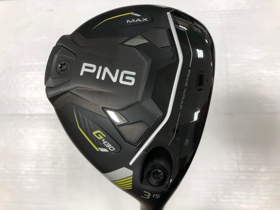 ピン G430 MAX 15度 ツアーAD PT-6 Sフレックス フェアウェイウッド