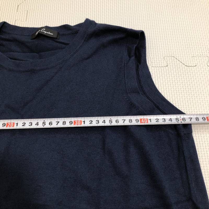 オリジナルボタンシルクミックスアンサンブルニット