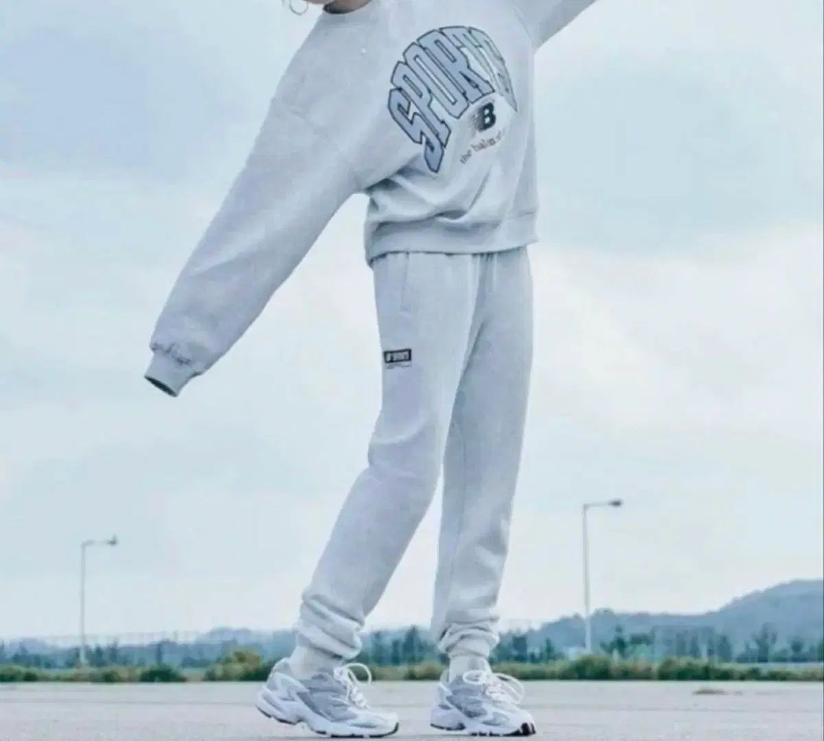 ニュー ンス 起毛 ジョガーパンツ s