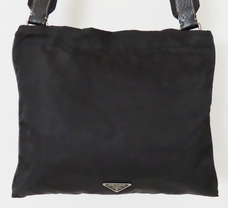 012 PRADA メッセンジャーバッグ ショルダーバッグ 良い 斜めがけ 黒