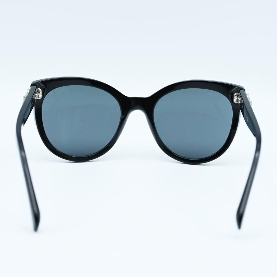 美品　シャネル　サングラス　ココマーク　セルフレーム　マットブラック 美品 シャネル サングラス ココマーク セルフレーム マットブラック