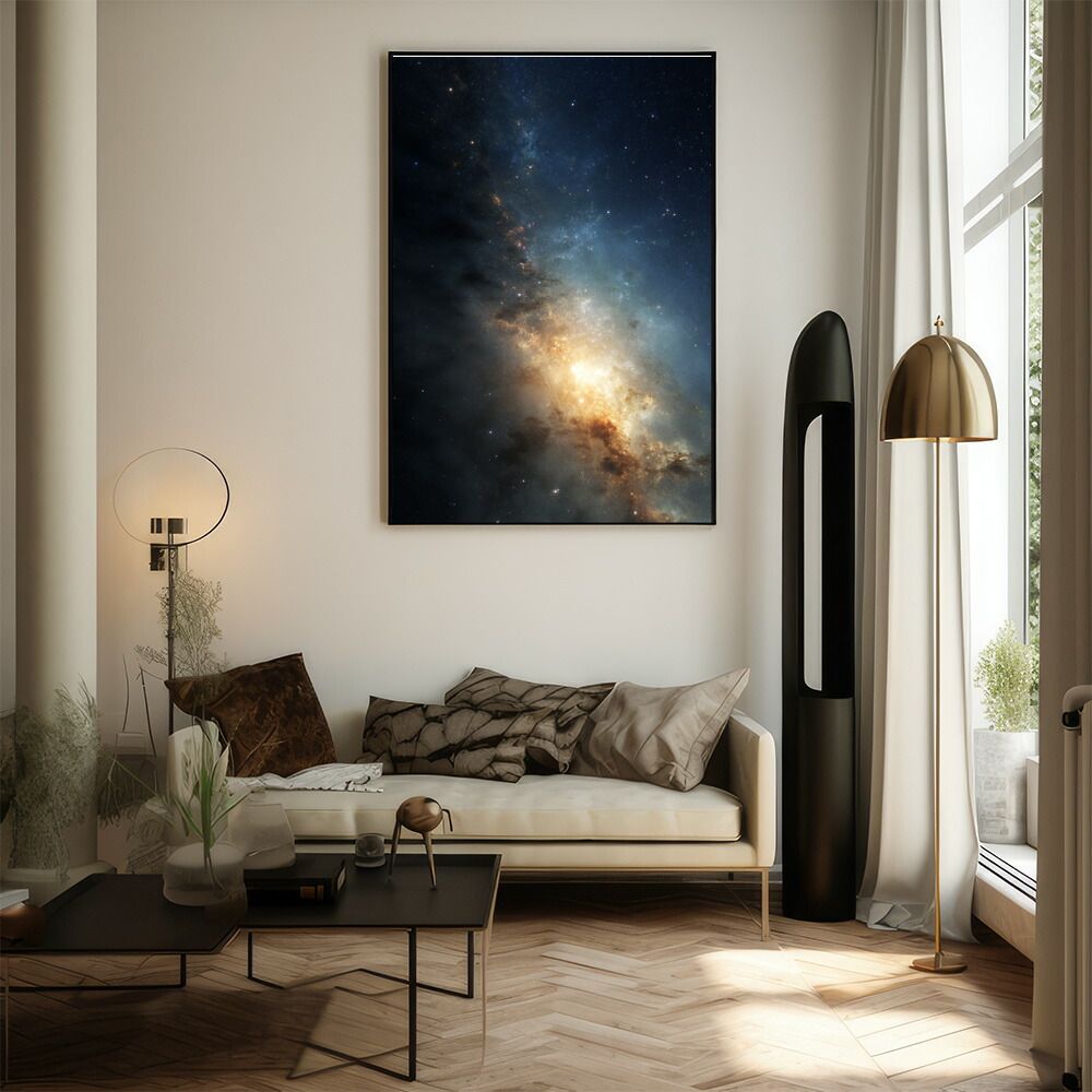 A2サイズ（約42x59cm）】【lm-poster-565】【フレーム付き】宇宙