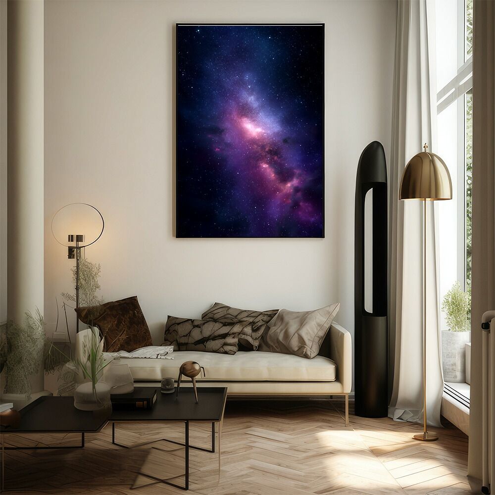 A1サイズ（約59x84cm）】【lm-poster-529】【フレーム付き】宇宙