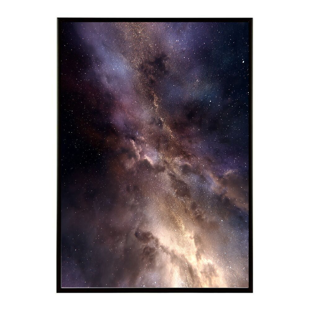 A4サイズ（約21x30cm）】【lm-poster-569】【フレーム付き】宇宙