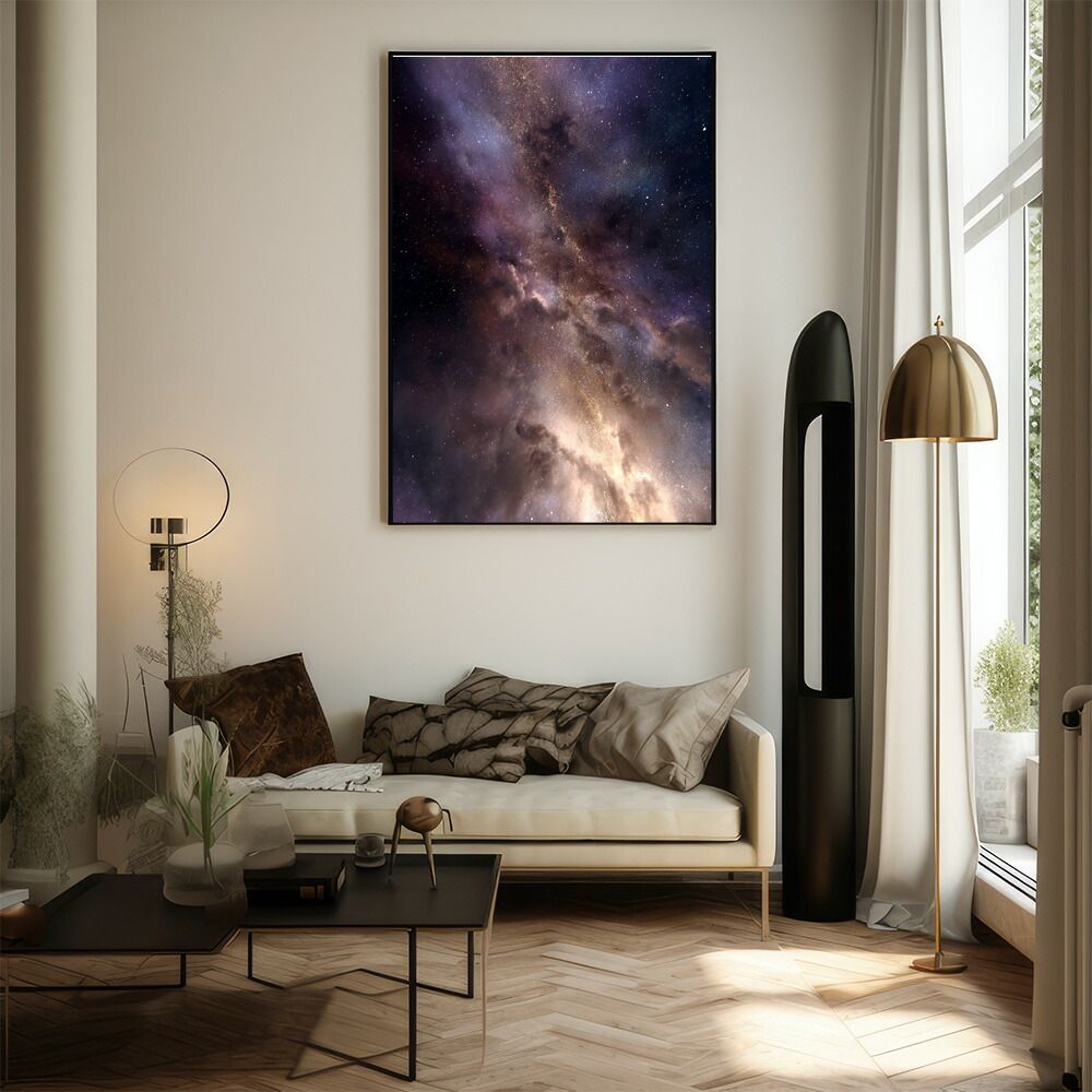 B2サイズ（約51x73cm）】【lm-poster-2321】【フレーム付き】夜景 絵画