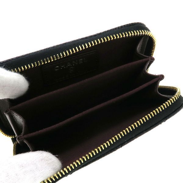 シャネル キャビア･マトラッセ･コインケース Aランク