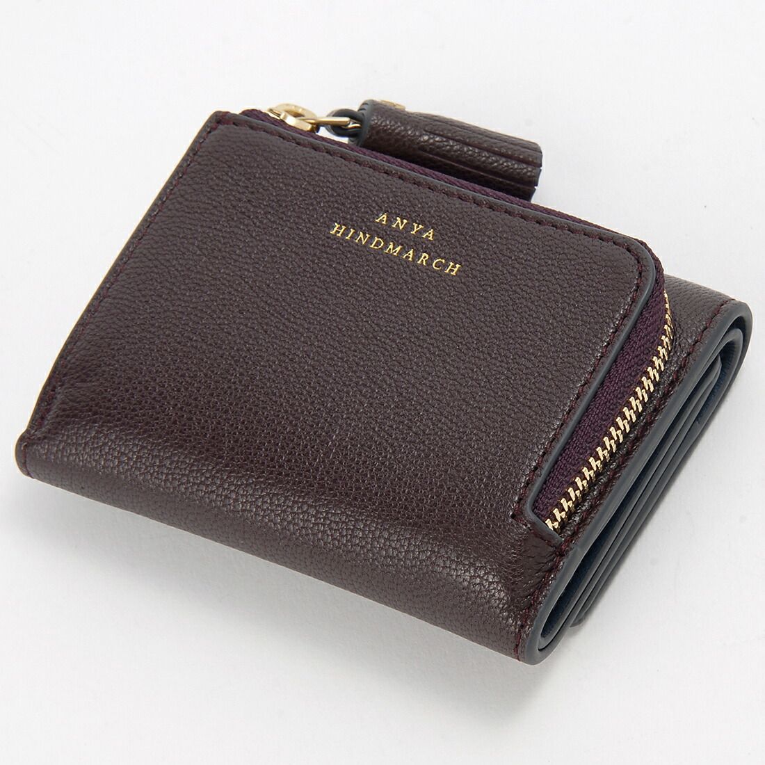 アニヤハインドマーチ ANYA 三つ折り財布 レディース ボルドー PEEPING EYES