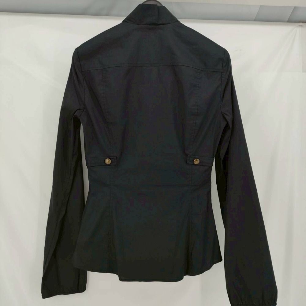 05 w 17181 GUCCI グッチ ブラウス シャツ 長袖 ノー 38 黒 ブラック イタリア製 201430 ZS 003 セット 品