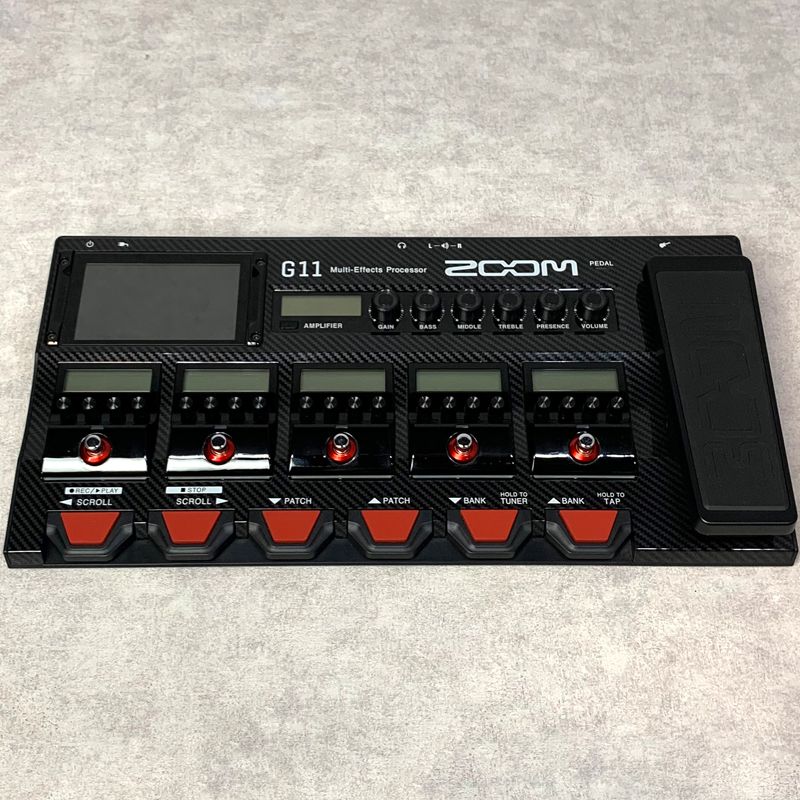 楽器 ZOOM ズーム エフェクター G 11 BTA 1 マルチエフェクター ブラック 472