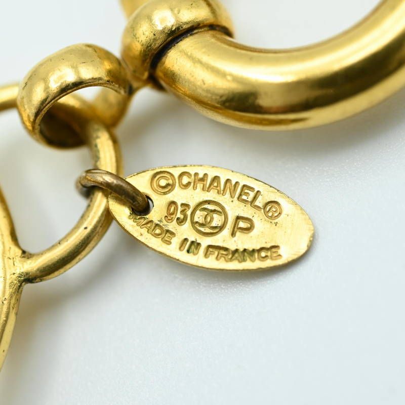 S06-k144 CHANEL シャネル ココマーク ヴィンテージ GP ブレスレット