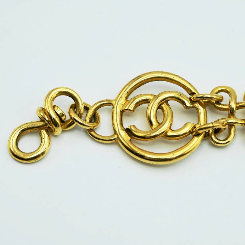 CHANEL ゴールド ココマーク ヴィンテージ ブレスレット i_117 S06-k144 CHANEL シャネル ココマーク ヴィンテージ GP ブレスレット