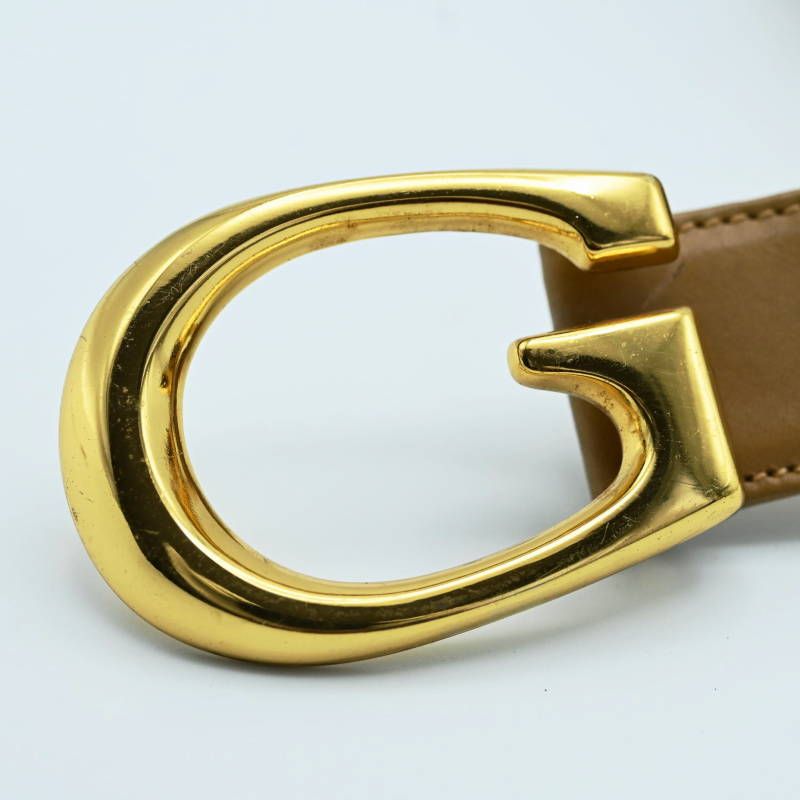 GUCCI オールドグッチ Gバックル レザー レディースベルト 75-30