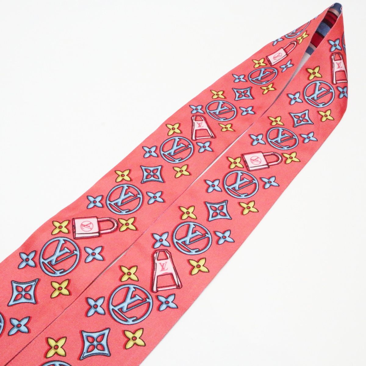  LOUIS VUITTON ルイヴィトン バンドーBB ビジュエルド シルクスカーフ M 77693 マルチ K 11 055 バンダナ スカーフ 小物