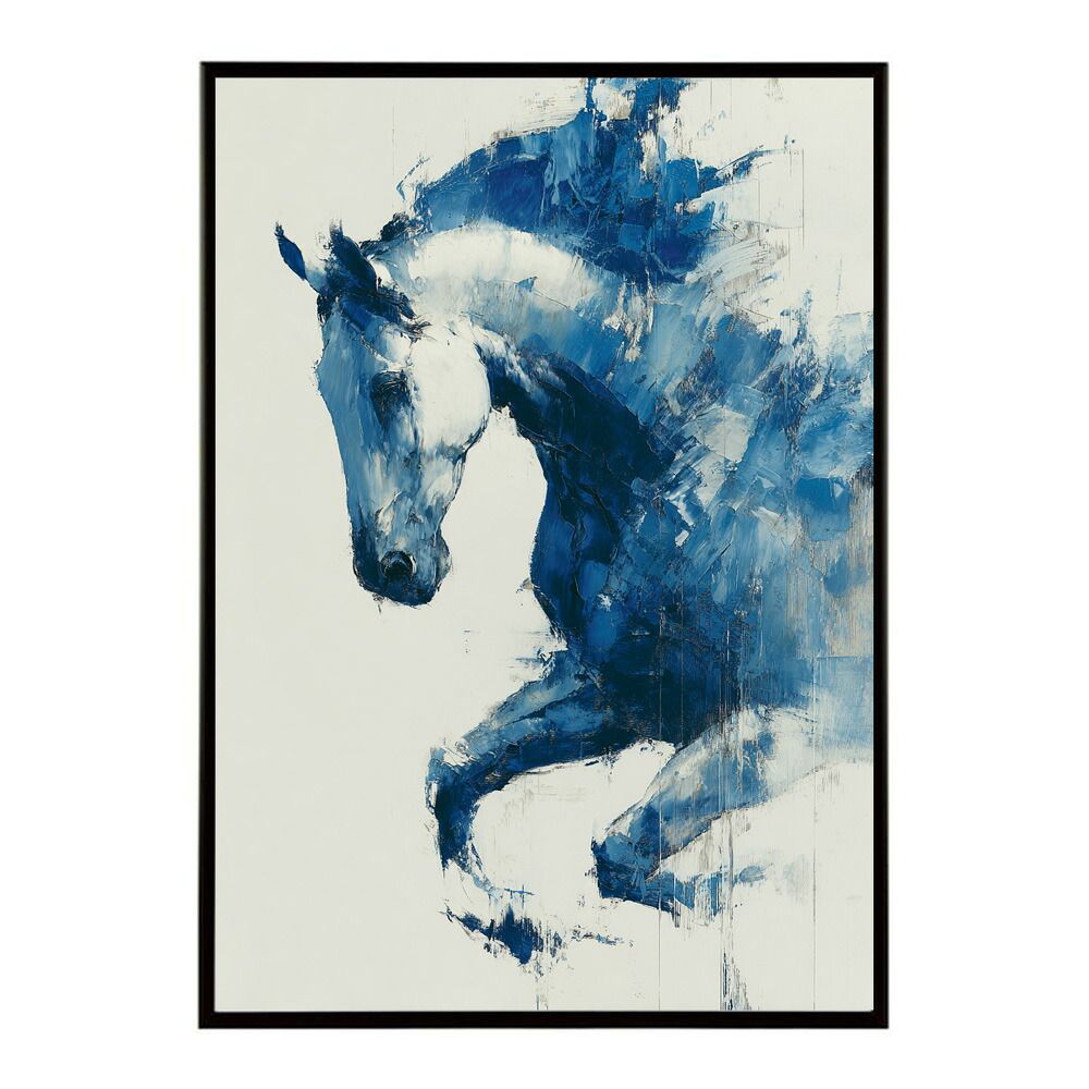 A1サイズ（約59x84cm）】【lm-poster-5759】【フレーム付き】ホース