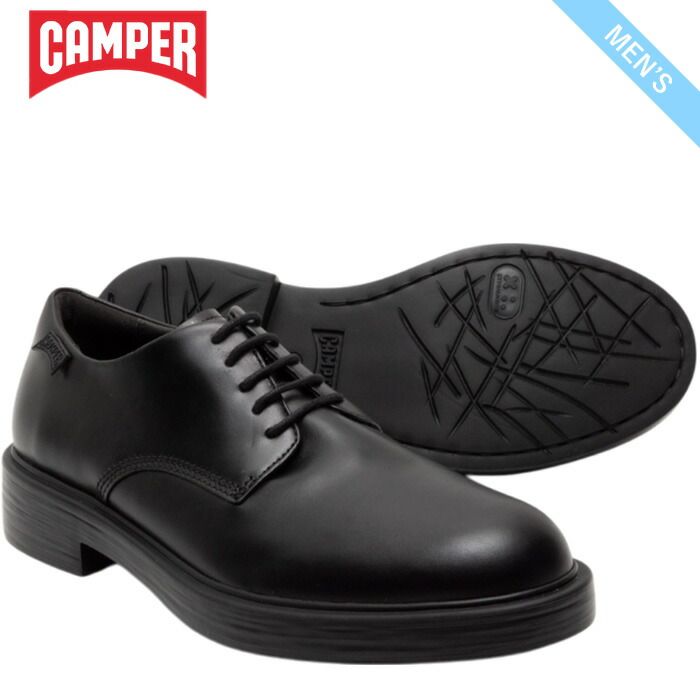 Camper カンペール DEAN ディーン K 100979 001 BLACK ブラック メンズ ビジネスシューズ EU 44 28 0