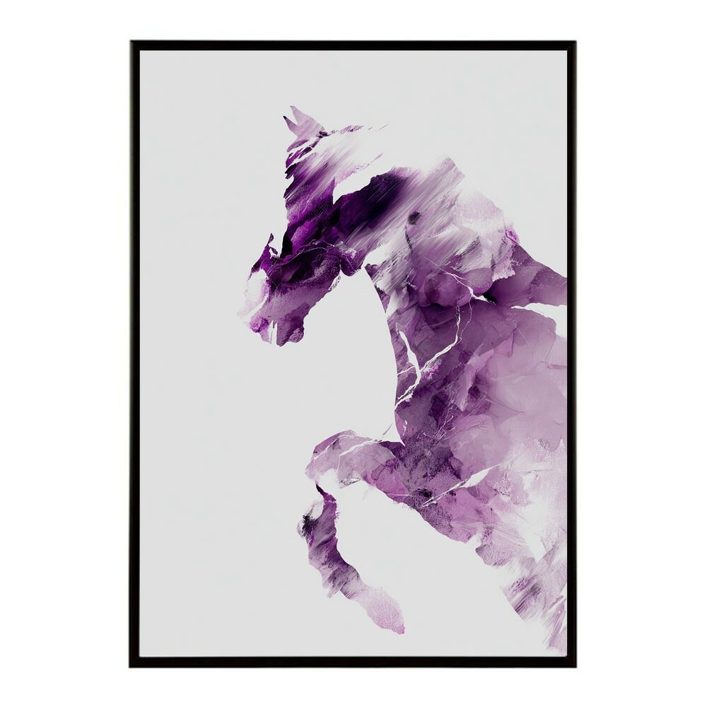 A1サイズ（約59x84cm）】【lm-poster-5762】【フレーム付き】ホース