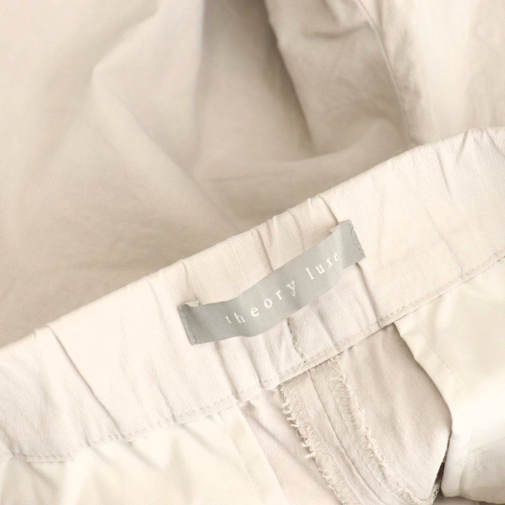  セオリーリュクス theory luxe 25 SS LUSH LINEN CLAUDE ワイドパンツ リネン混 034 ラベンダーグレー ES OS その他 パンツ