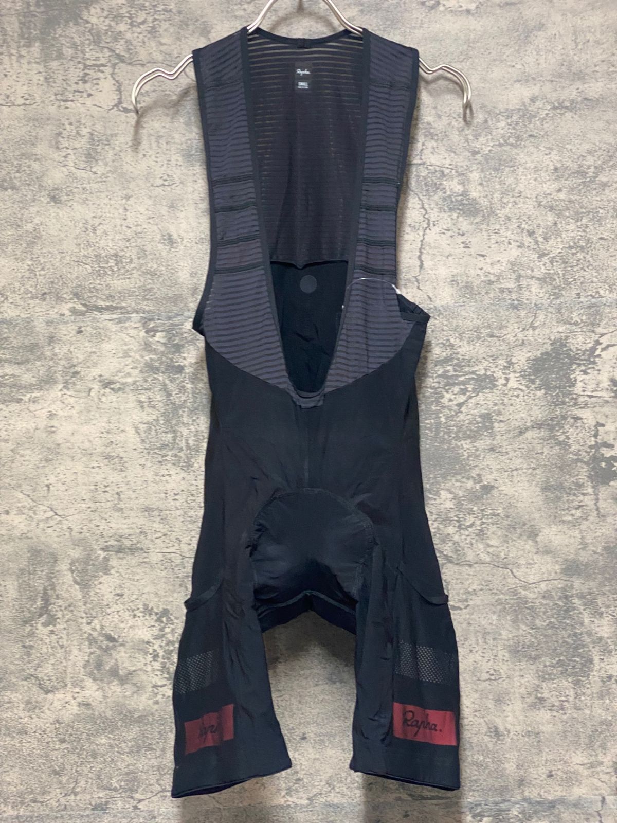 JR 935 ラファ Rapha BREVET CARGO BIB SHORTS カーゴ ビブショーツ 黒 S パッドあたり