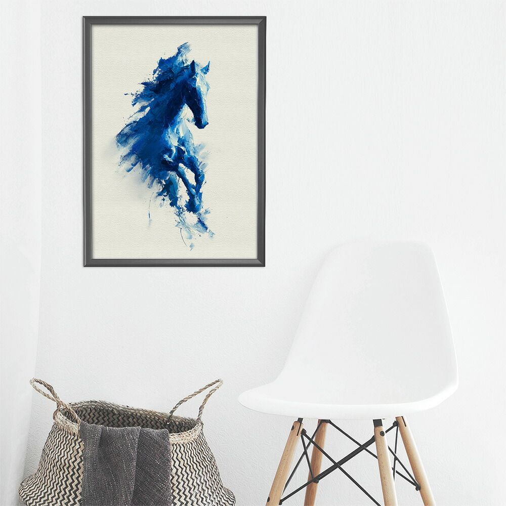 A0サイズ（約84x119cm）】【lm-poster-5773】【フレーム付き】ホース