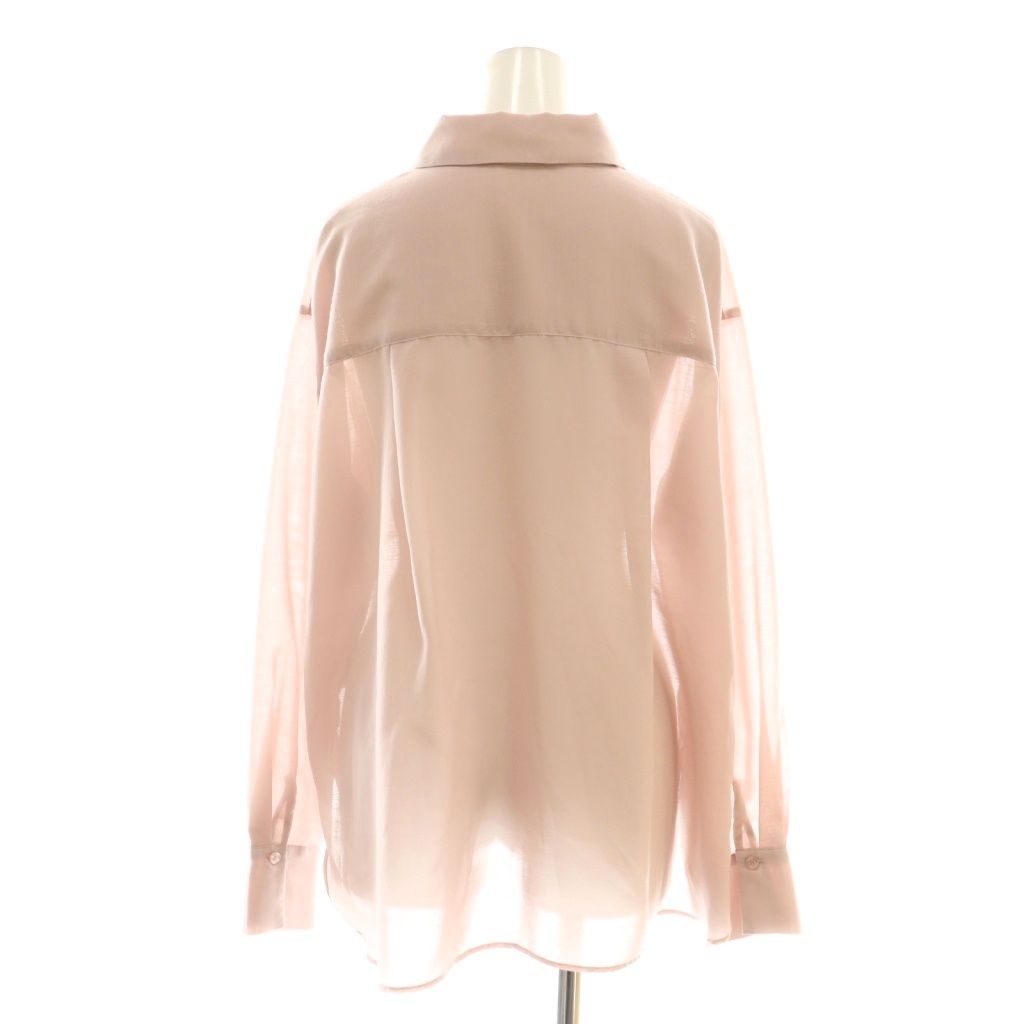 アルページュ ストーリー Arpege story 25SS シアーシャツ 長袖 2