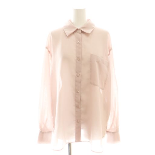 アルページュ ストーリー Arpege story 25SS シアーシャツ 長袖 2