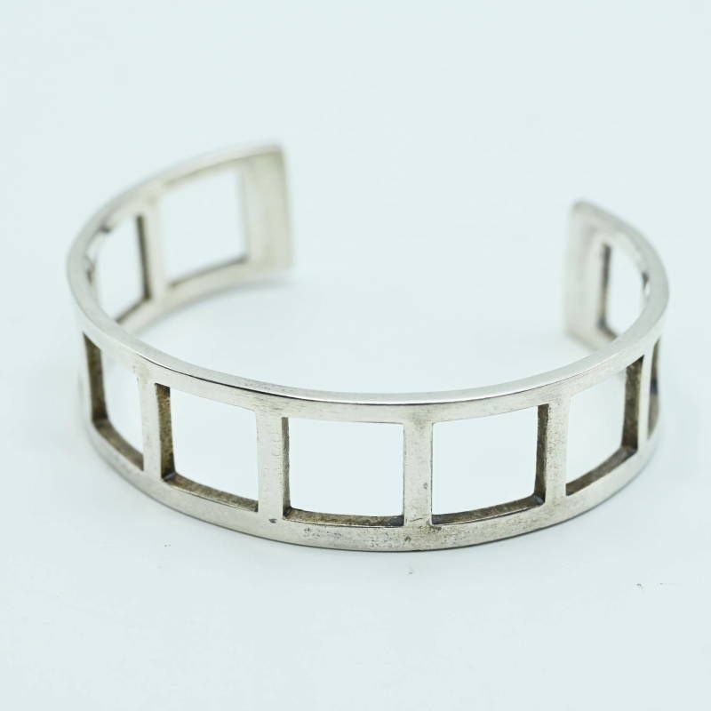 S 06 k 145 GUCCI グッチ SV 925 オ―プンバングル シルバー