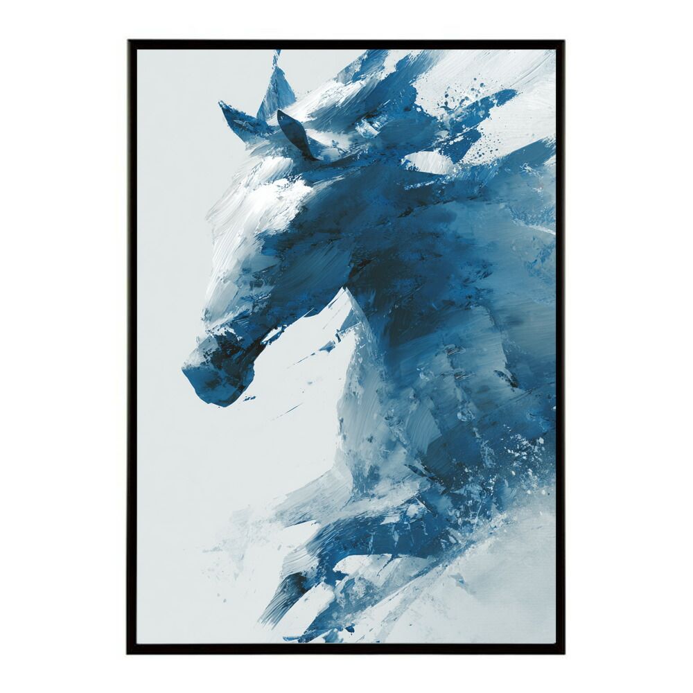 馬・No.009／「HAKU 」グラフィックアートポスター NO.10】乗馬と遊牧民族女性と弓矢ヴィンテージアートポスター