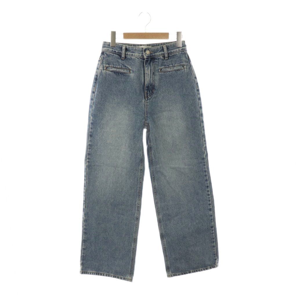 ナエ NA.E Straight Pocket Jeans デニムパンツ S インディゴブルー