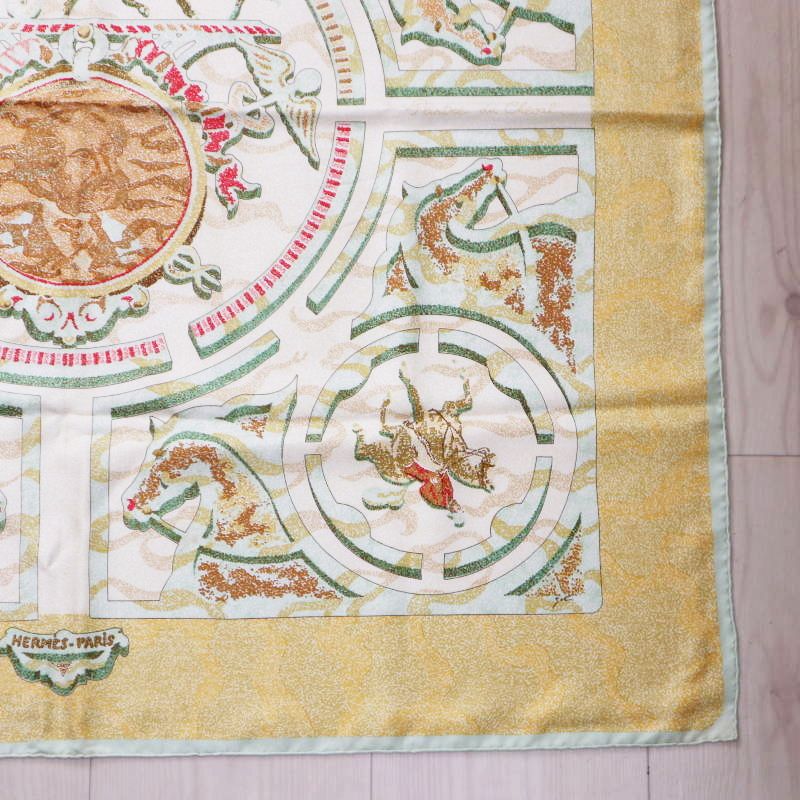 大判スカーフ イエロー