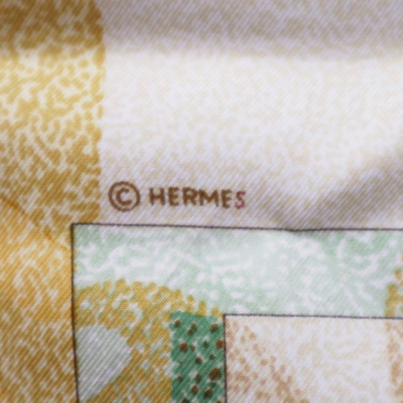  HERMES PEINTRE DU CHEVAL エルメス 馬を描く画家 カレ90 シルク 大判スカーフ イエロー M 09-k 086 バンダナ スカーフ 小物