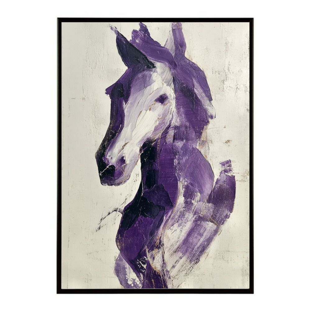 A3サイズ（約30×42cm）】【lm-poster-5781】【フレーム付き】ホース