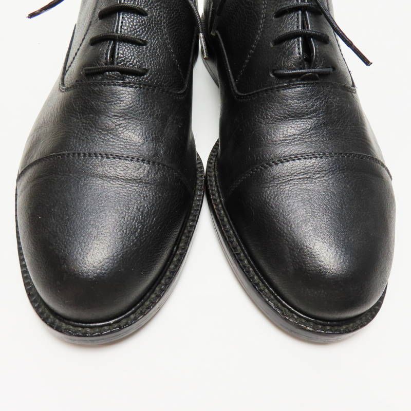 美品■GIORGIO ARMANI【26.0】ストレートチップ 本革 革靴 黒 美品□GIORGIO ARMANI【26.0】ストレートチップ 本革 革靴 黒