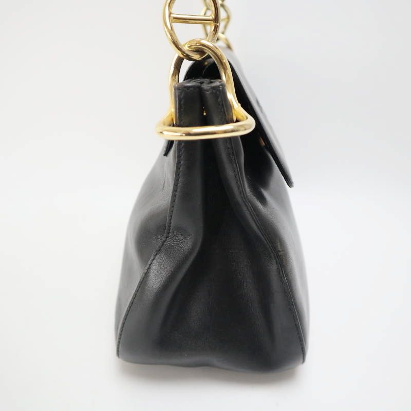 PRADA プラダ ロゴ フラップ レザー チェーンワンショルダーバッグ