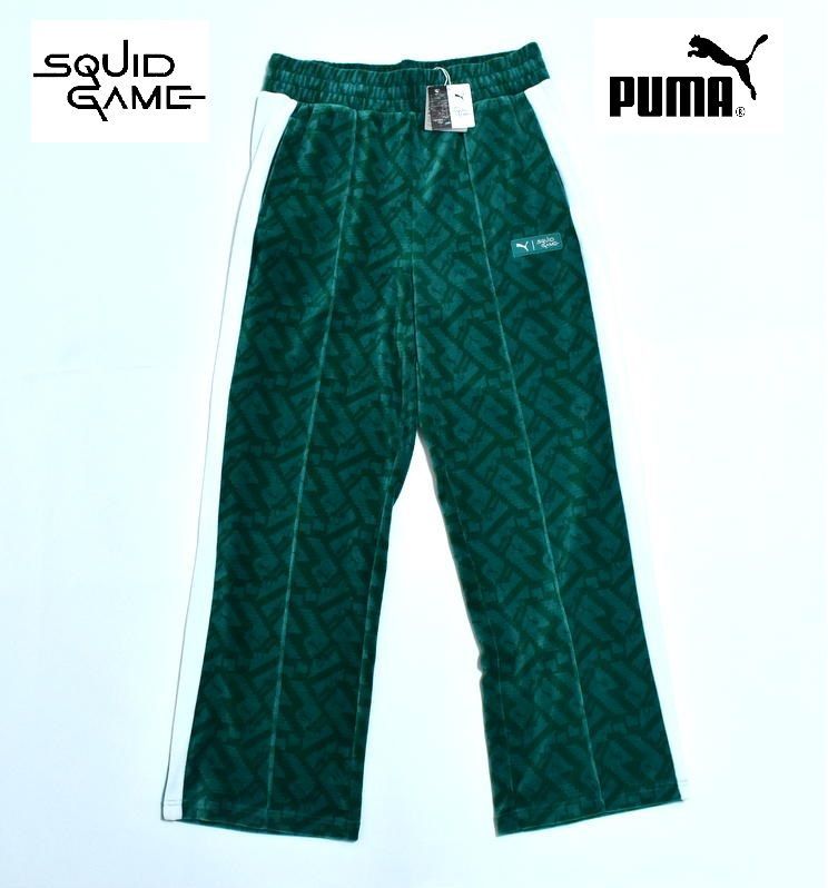浜崎あゆみ着用 新品 PUMA × イカゲーム T7 ベロアジャージ パンツ L