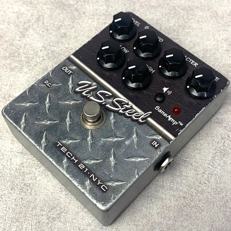 楽器 TECH 21 テック２１ テックトェンティーワン エフェクター US Steel プリアンプ グレー 472
