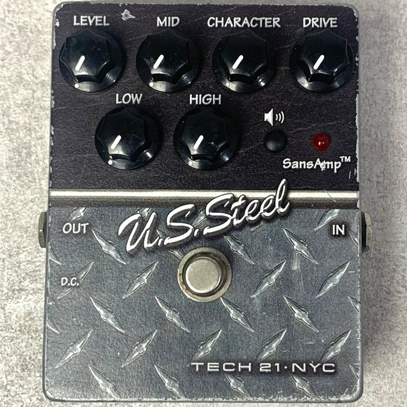楽器 TECH 21 テック２１ テックトェンティーワン エフェクター US Steel プリアンプ グレー 472