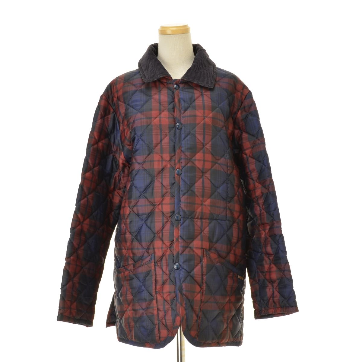 ラベンハム タータンチェック キルティングコート 【LAVENHAM 