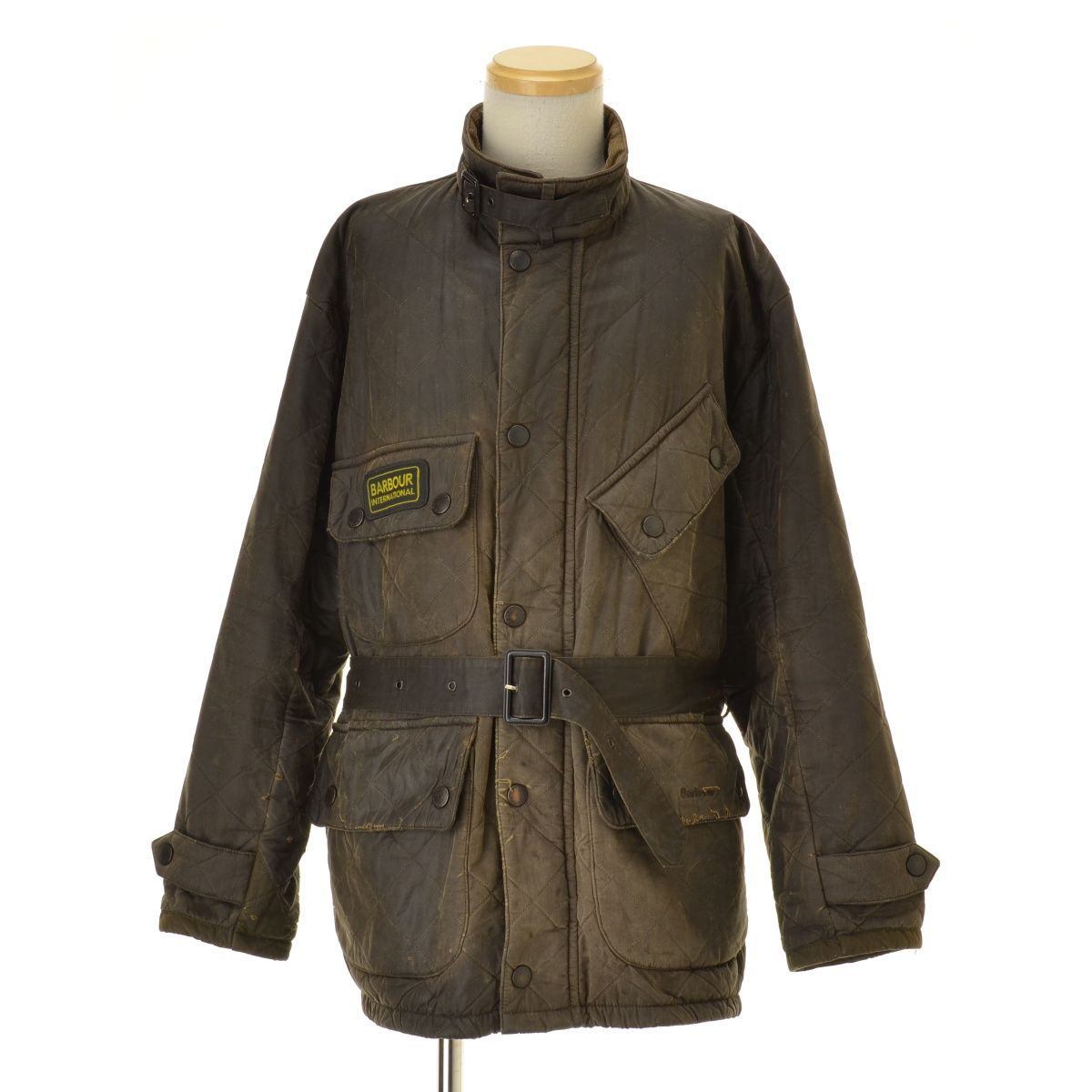 BARBOUR D 2151 DURACOTTON INTERNATIONAL POLARQUILT オイルド インターナショナルキルティングジャケット