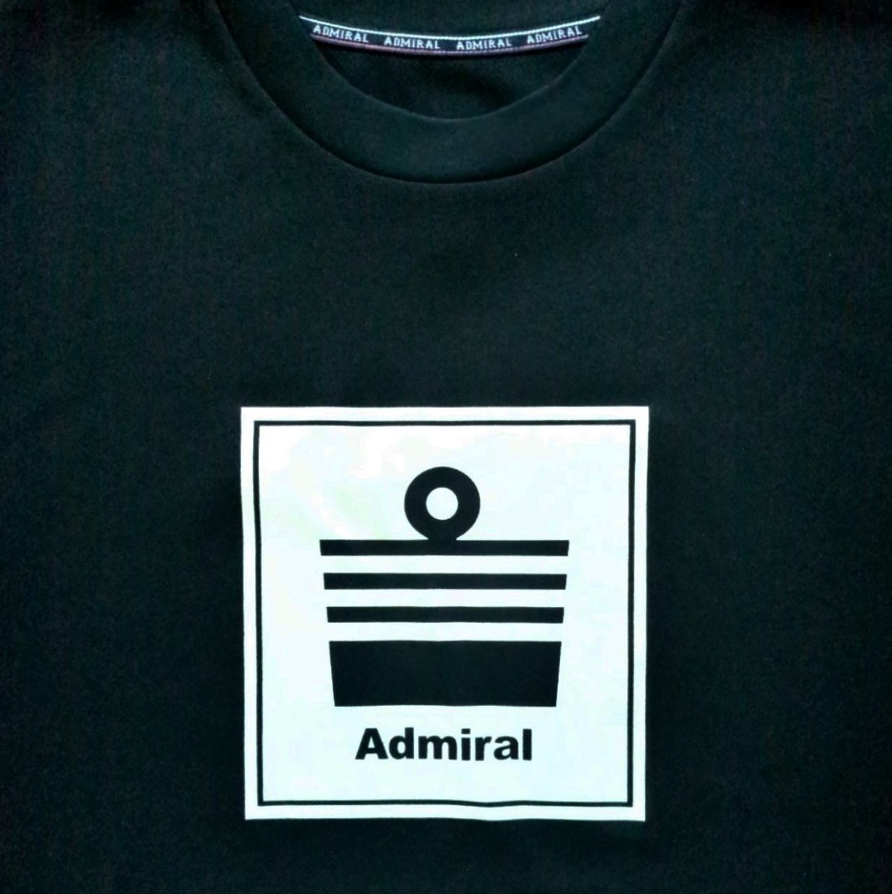 Admiral アドミラル テニス ウェア シャツ Lサイズ 中古美品 黒白