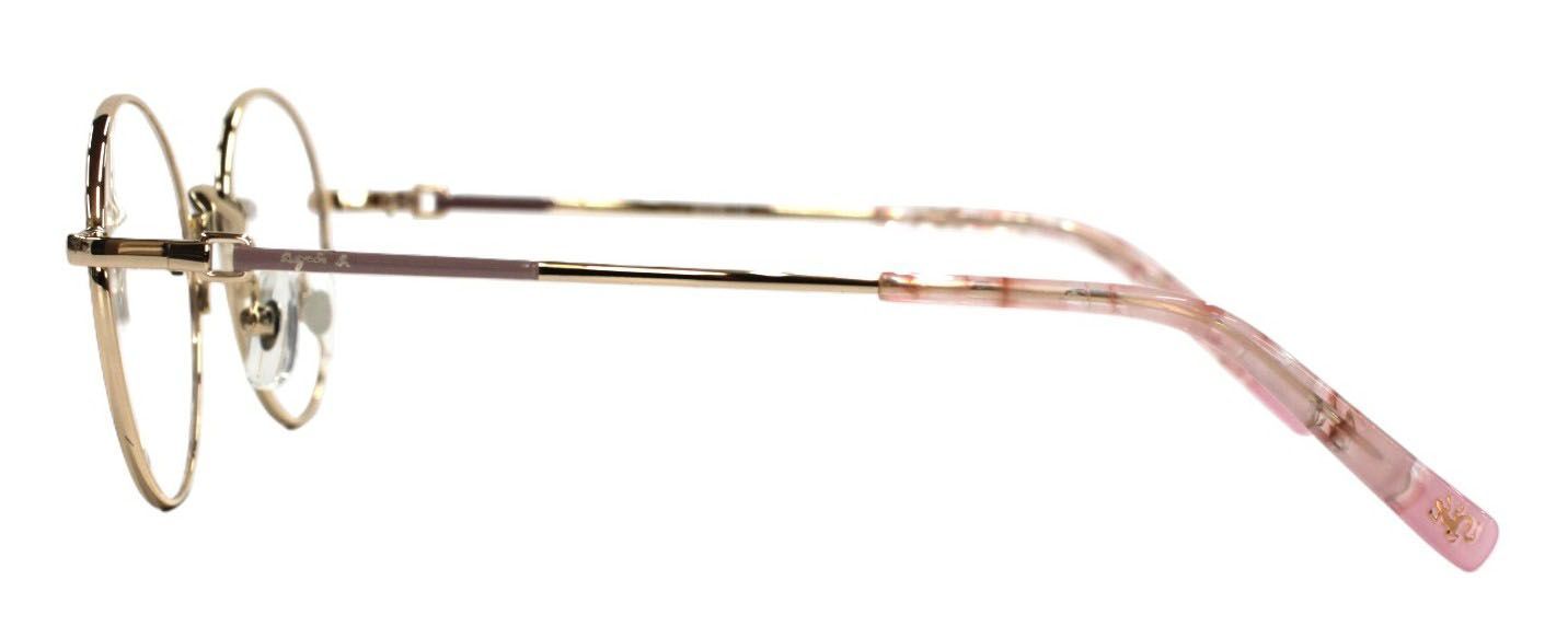 アニエスベー agnes b. 50-0137 ボストン ニッケル チタン フルリム 伊達 度付き レディース メガネ めがね 眼鏡 老眼鏡 遠近両用