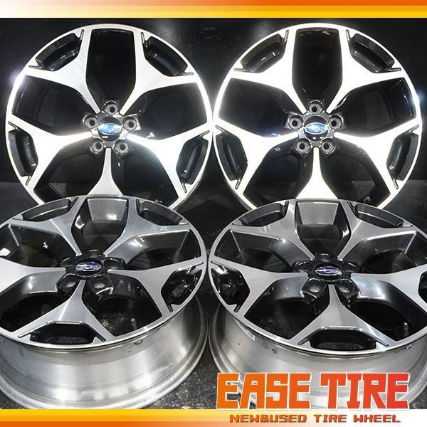 小傷程度 スバル SJ系 フォレスター ホイール 18 7 J 48 100 5 H 4本 XV等にも