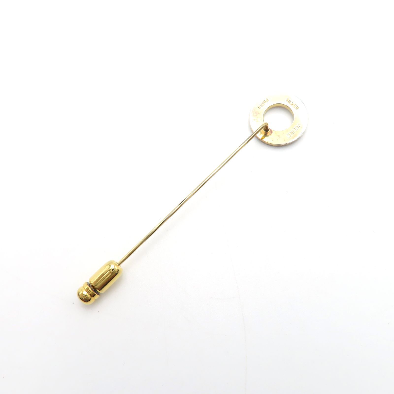 CELINE セリーヌ ブローチ ヴィンテージ ツイスト スターボール シルバー CELINE セリーヌ ブローチ ヴィンテージ ツイスト スターボール シルバー